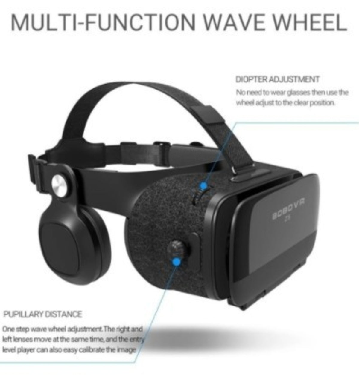 VR 3D Bluetooth Headset – Immersive Stereo Sound for Gaming